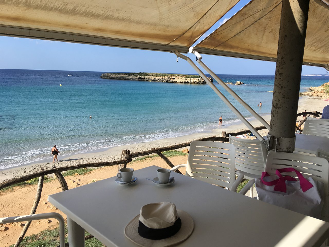Views from Es Bruc restaurant Menorca